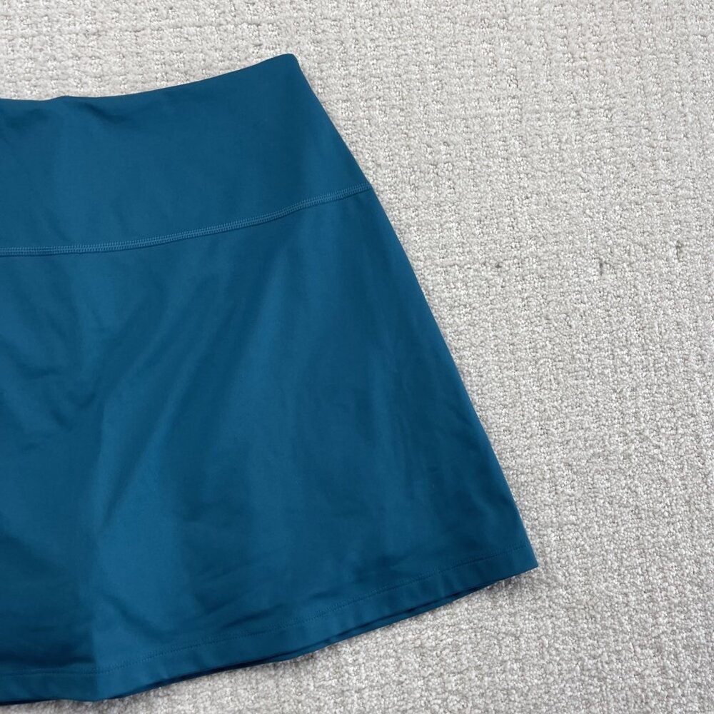 Girlfriend Collective Athletic Sport Skort Size M Blue Preppy Tennis / Golf - Picture 10 of 10